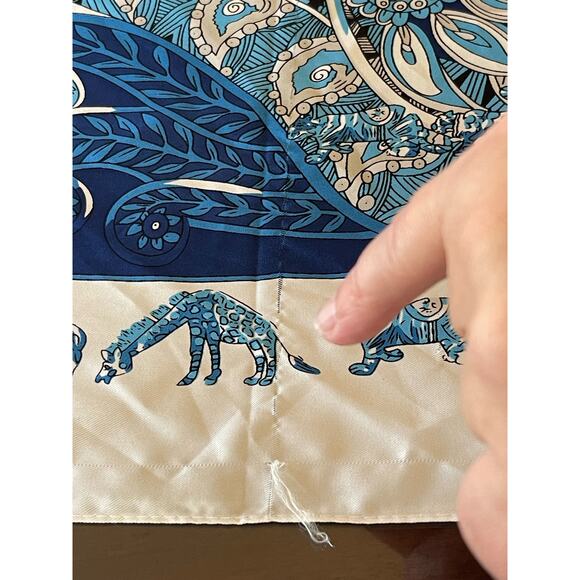 Extra Large Silk Polyester  Scarf Tops  Wraps Bandana 50 x 50 - Picture 10 of 11